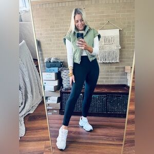 Papermoon Olive Puffer Vest